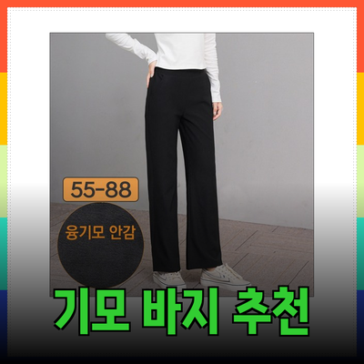 겨울을 따뜻하게 지내는 여성 기모 바지 추천!
