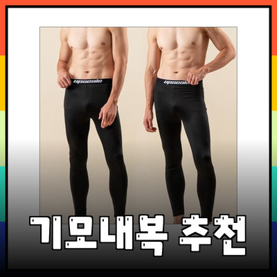 따뜻한 겨울을 위한 기모내복 추천